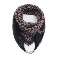 Women's Classic Style Splicing Polka Dots Flower Polyester Printing Silk Scarf sku image 17