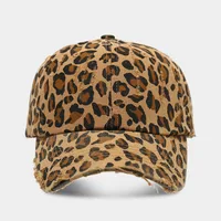 Unisex Retro Leopard Curved Eaves Baseball Cap main image 3