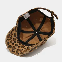 Unisex Retro Leopard Curved Eaves Baseball Cap main image 5
