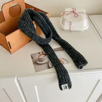 Women's Simple Style Solid Color Acrylic Knitted Scarf sku image 4