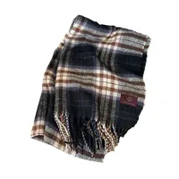 Women's Sweet Plaid Polyester Tassel Scarf main image 5