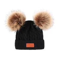 Children Unisex Simple Style Solid Color Wool Cap main image 4