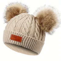 Children Unisex Simple Style Solid Color Wool Cap sku image 6