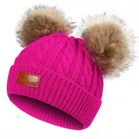 Children Unisex Simple Style Solid Color Wool Cap sku image 10