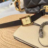 Simple Style Solid Color Buckle Quartz sku image 4
