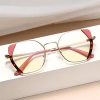 Streetwear Geometric Tac Cat Eye Full Frame Glasses main image 2