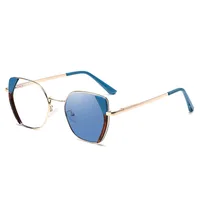Streetwear Geometric Tac Cat Eye Full Frame Glasses main image 4