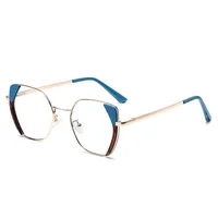 Streetwear Geometric Tac Cat Eye Full Frame Glasses main image 5