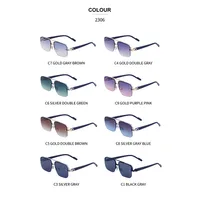 Streetwear Geometric Pc Square Full Frame Glasses main image 3