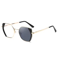 Streetwear Geometric Tac Cat Eye Full Frame Glasses sku image 1