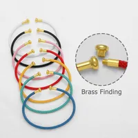 Modern Style Simple Style C Shape Rope Copper 18K Gold Plated Unisex Bangle main image 3