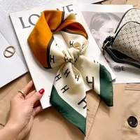 70 Silk Scarf Neck Small Square Scarf New Wave Dot Silk Scarf Small Scarf High-grade Small Scarf For Women sku image 58