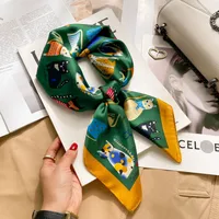 70 Silk Scarf Neck Small Square Scarf New Wave Dot Silk Scarf Small Scarf High-grade Small Scarf For Women sku image 55
