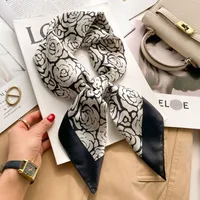 70 Silk Scarf Neck Small Square Scarf New Wave Dot Silk Scarf Small Scarf High-grade Small Scarf For Women sku image 13