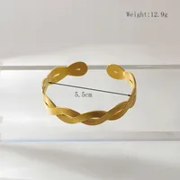 Elegant Classic Style Heart Shape 304 Stainless Steel Women's Bangle sku image 3