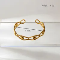 Elegant Classic Style Heart Shape 304 Stainless Steel Women's Bangle sku image 2