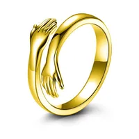 Casual Simple Style Hand 304 Stainless Steel Plating Women's Rings main image 3