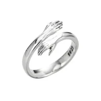 Casual Simple Style Hand 304 Stainless Steel Plating Women's Rings main image 5