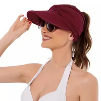 Kid'S Women's Basic Solid Color Big Eaves Sun Hat main image 7