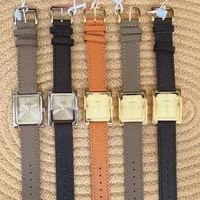 Simple Style Solid Color Buckle Quartz main image 1