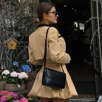 Daily Women's Casual Solid Color Polyester Skirt Sets Shorts Sets main image 3