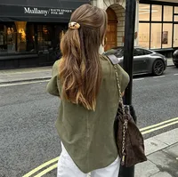 Women's Blouse Sleeveless Blouses Pocket Casual Solid Color main image 4