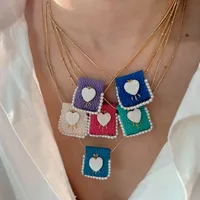 Simple Style Geometric 304 Stainless Steel Tiger Eye Plating Women's Necklace main image 1