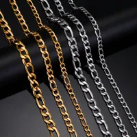 Hip-Hop Punk Solid Color Titanium Steel Plating 18K Gold Plated Unisex Necklace main image 1
