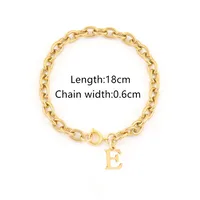 Elegant Simple Style Classic Style Letter 201 Stainless Steel 304 Stainless Steel Women's Bracelets sku image 5