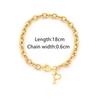 Elegant Simple Style Classic Style Letter 201 Stainless Steel 304 Stainless Steel Women's Bracelets sku image 16