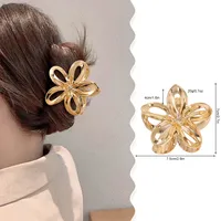 Women's Casual Elegant Lady Flower Plastic Resin Hair Claws main image 2