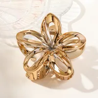 Women's Casual Elegant Lady Flower Plastic Resin Hair Claws sku image 2