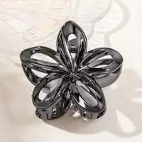 Women's Casual Elegant Lady Flower Plastic Resin Hair Claws sku image 3