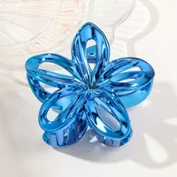 Women's Casual Elegant Lady Flower Plastic Resin Hair Claws sku image 6