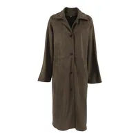 Women's Casual Solid Color Single Breasted Trench Coat main image 4
