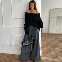 Women's Daily Casual Solid Color Full Length Wide Leg Pants main image 3