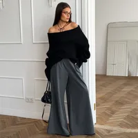 Women's Daily Casual Solid Color Full Length Wide Leg Pants main image 4