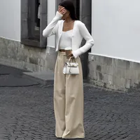 Women's Daily Casual Solid Color Full Length Wide Leg Pants main image 5