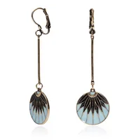 1 Pair Vintage Style Simple Style Geometric Plating Zinc Alloy Drop Earrings main image 3