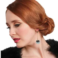 1 Pair Vintage Style Simple Style Geometric Plating Zinc Alloy Drop Earrings main image 5
