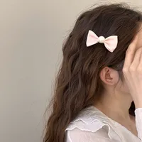 Women's Elegant Sweet Bow Knot Pearl Hair Clip main image 2