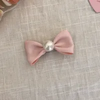 Women's Elegant Sweet Bow Knot Pearl Hair Clip sku image 1