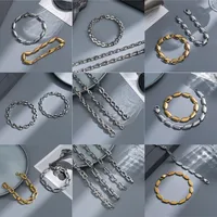 Punk Geometric Titanium Steel Plating Men's Bracelets main image 1