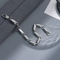 Punk Geometric Titanium Steel Plating Men's Bracelets sku image 28