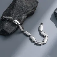 Punk Geometric Titanium Steel Plating Men's Bracelets sku image 29