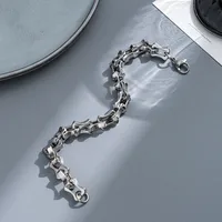 Punk Geometric Titanium Steel Plating Men's Bracelets sku image 14