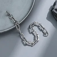Punk Geometric Titanium Steel Plating Men's Bracelets sku image 13