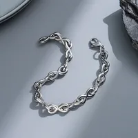 Punk Geometric Titanium Steel Plating Men's Bracelets sku image 19