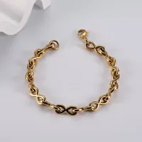 Punk Geometric Titanium Steel Plating Men's Bracelets sku image 35