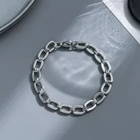 Punk Geometric Titanium Steel Plating Men's Bracelets sku image 7